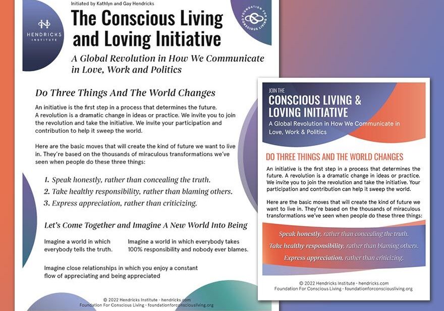 The Conscious Living And Loving Initiative